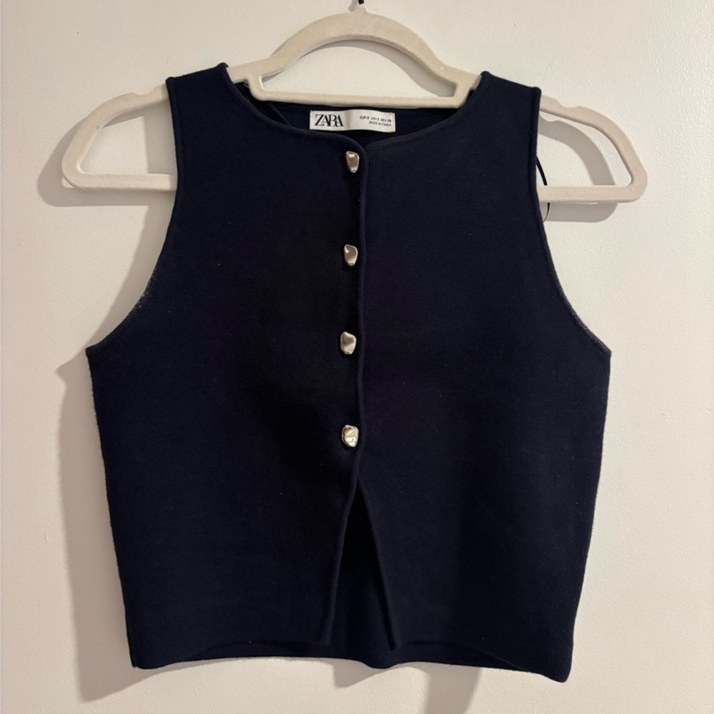 Zara Cropped Vest Top